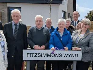 New council homes officially opened in Ardrossan