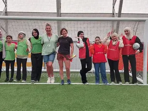 Young footballers spread their wings