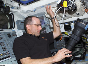 Prestwick hosts most experienced serving astronaut on his return to Earth