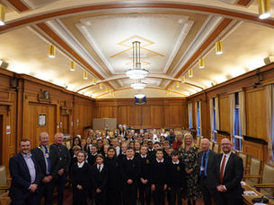 Primary 7 Pupils Studying Democracy Visit Ayr’s County Buildings