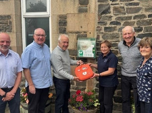 Sweco donates life-saving community defibrillator