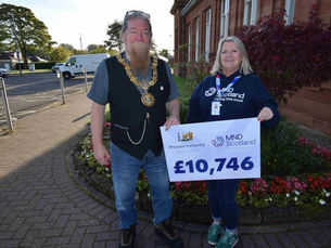 Provost Rounds off two-year Support for MND Scotland With Cheque Handover