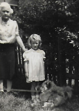 Sandra Casey about 5 with Mrs Price.jpg