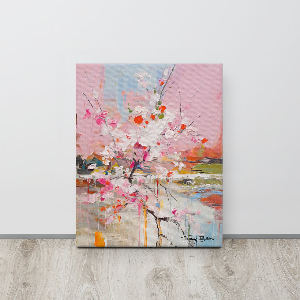 Cherry Blossom by Tiffany Bohrer - Archival Giclee Canvas