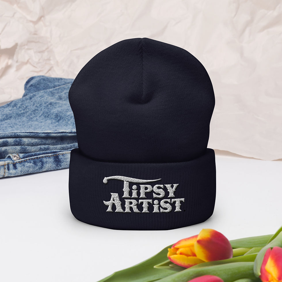 Thumbnail: Tipsy Artist Cuffed Beanie