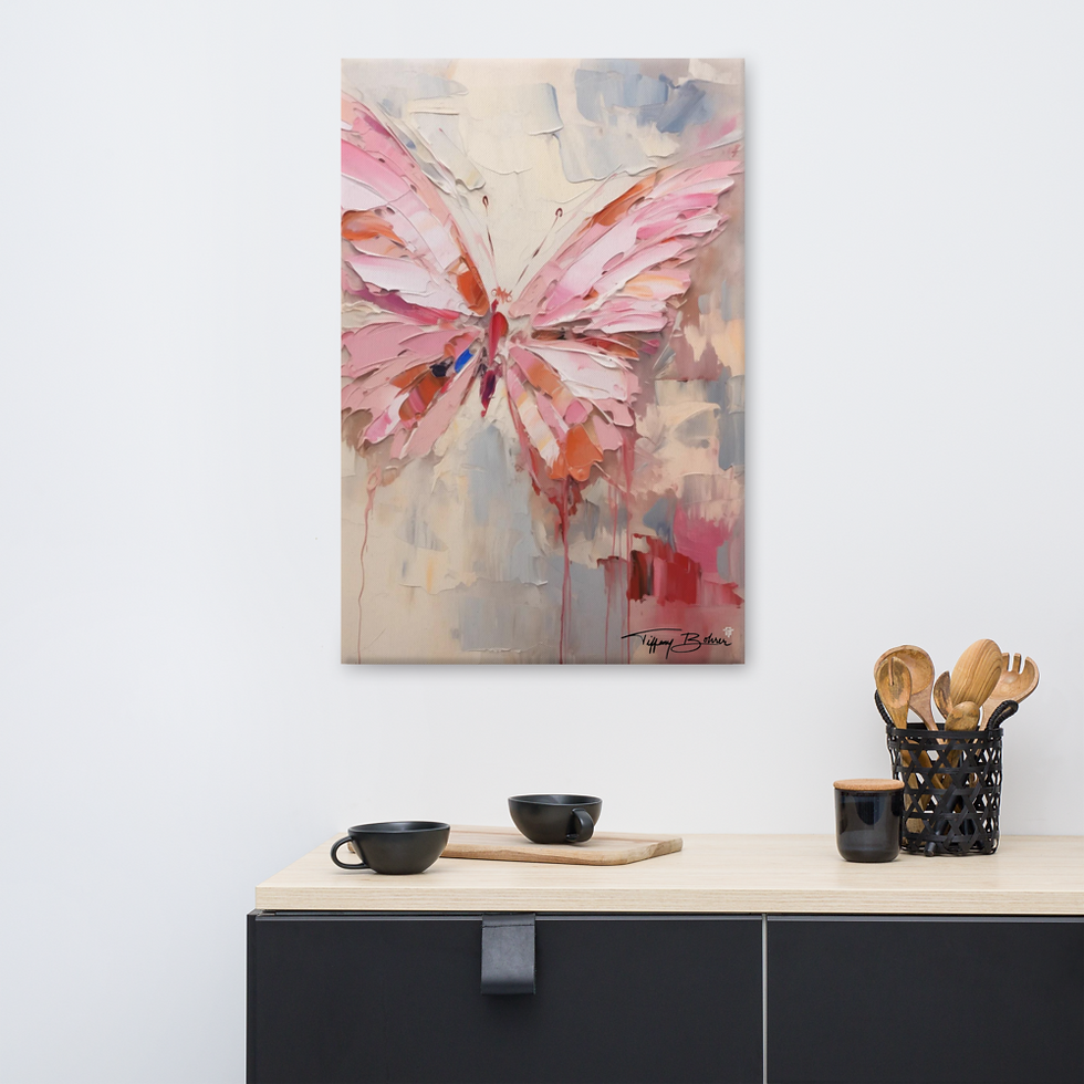 Thumbnail: Butterfly Transformation by Tiffany Bohrer - 24x 36 Giclee Canvas