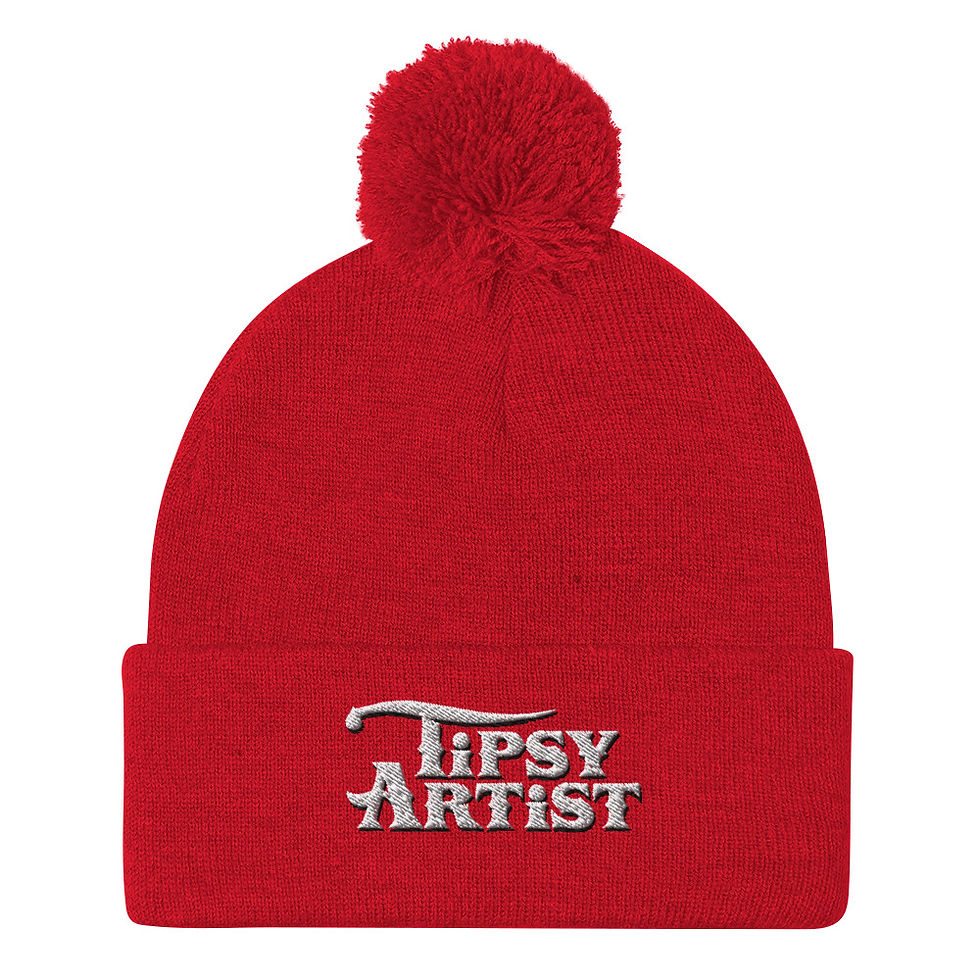 Thumbnail: Tipsy Artist Pom-Pom Beanie in Multiple Colors