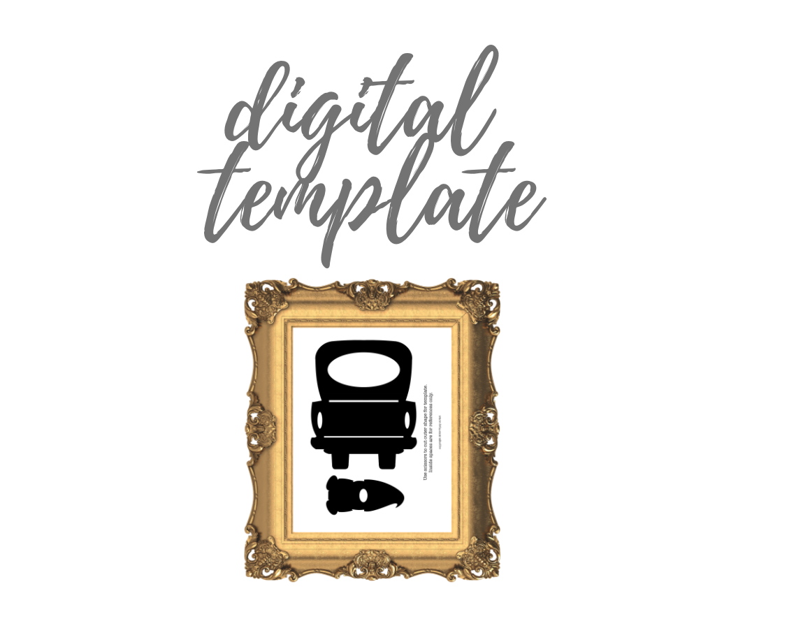 Gnome in Pickup Truck Digital Template Pack