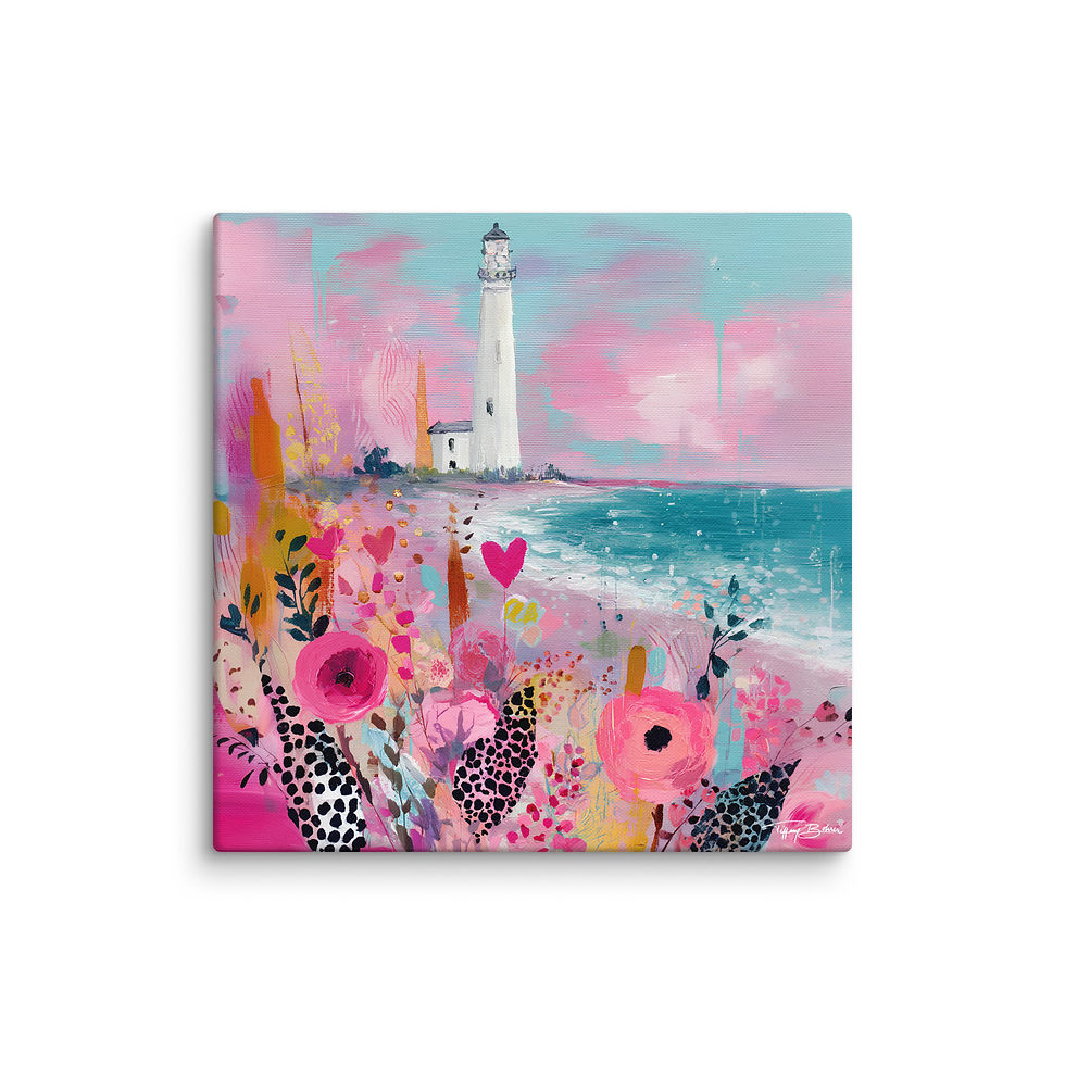 Thumbnail: The Lighthouse of Hope by Tiffany Bohrer - Archival Giclee Canvas