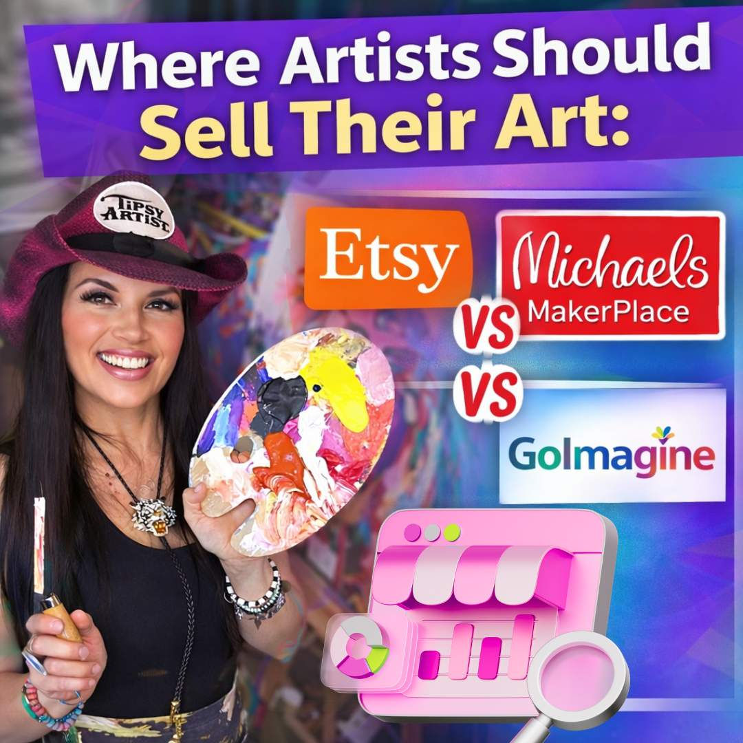 Where Artists Should Sell Their Art - Etsy vs Michaels MakerPlace & More