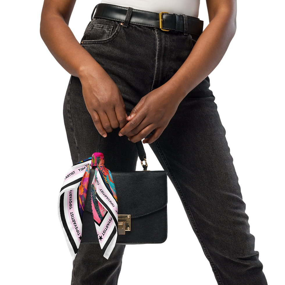 Thumbnail: Blessed and Wild in Full Bloom All-over print bandana - Multiple Sizes
