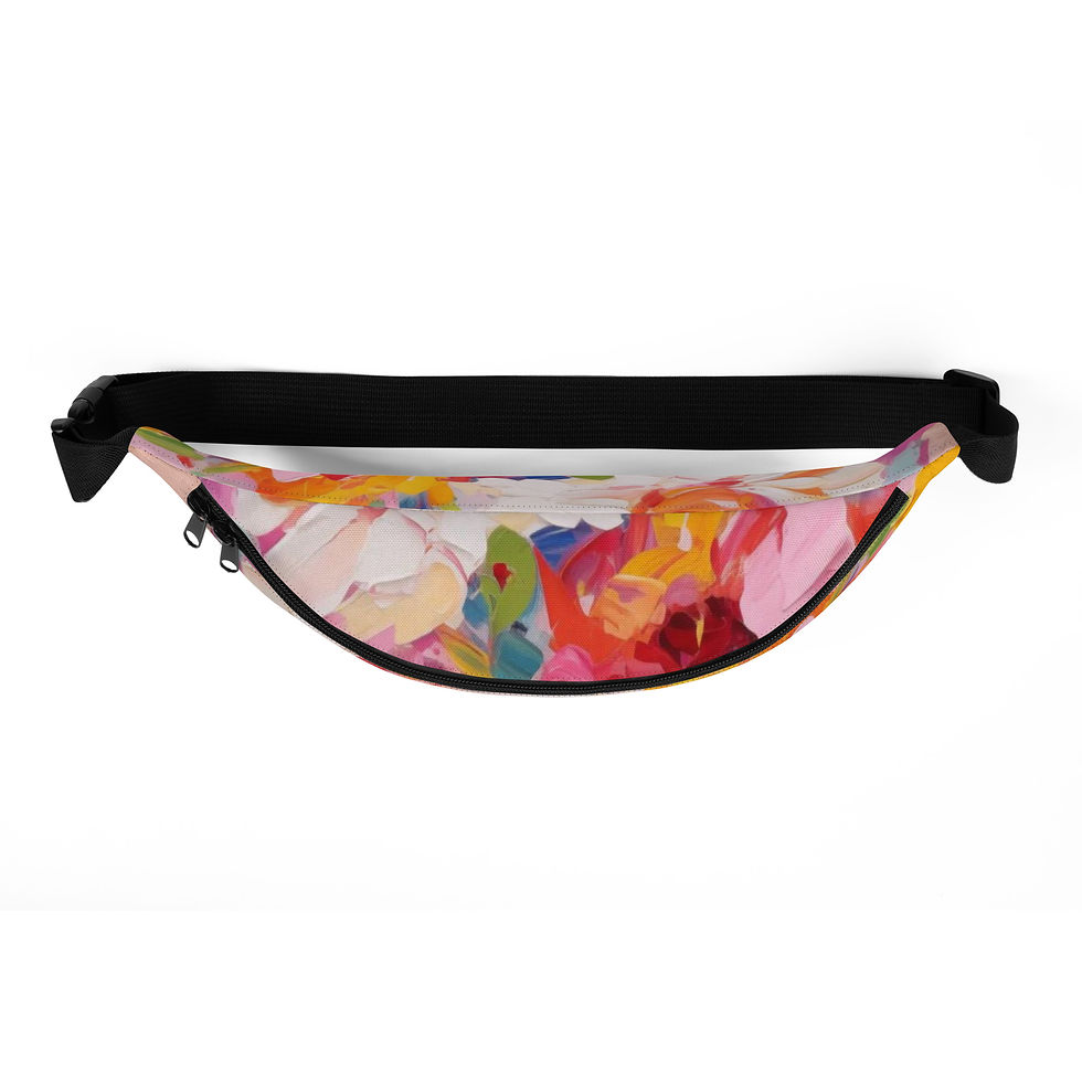 Thumbnail: Painted Floral by Tiffany Bohrer ~ Fanny Pack