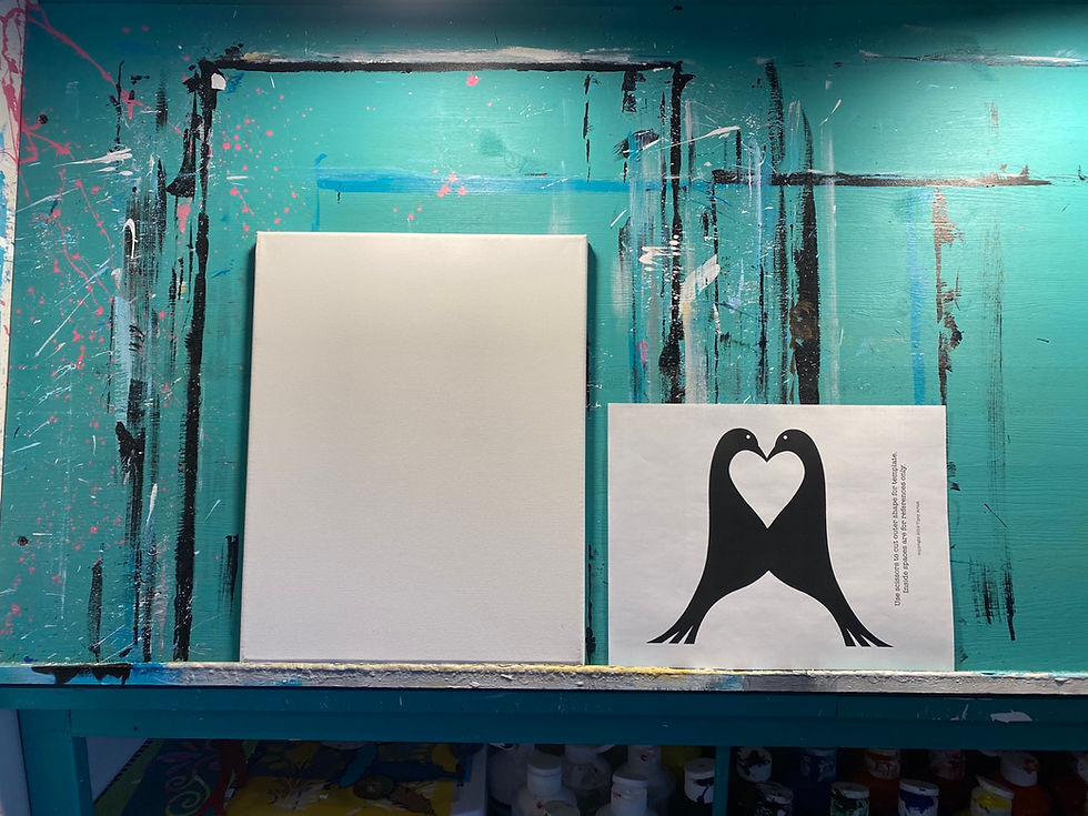 Thumbnail: Love Doves Template