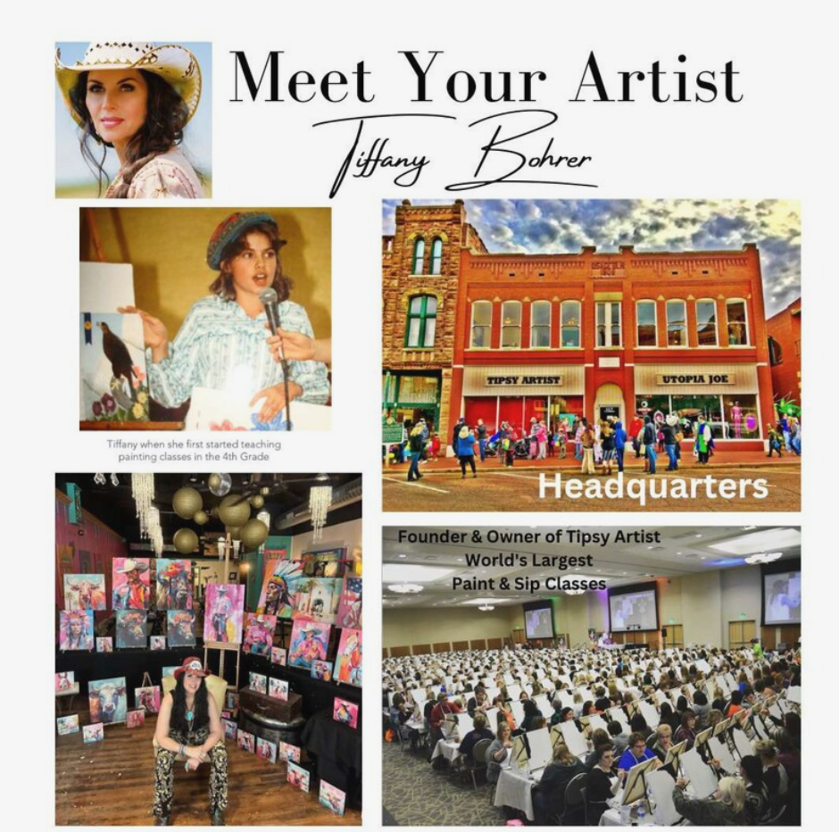 Thumbnail: Saltwater Taffy Cowgirl by Tiffany Bohrer - 12x18 & 24x36 Giclée Poster