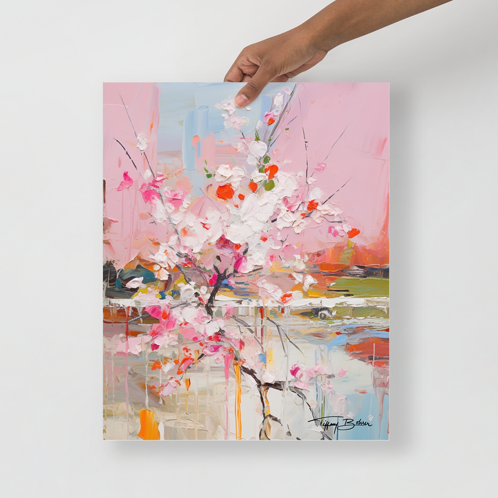Thumbnail: Cherry Blossom by Tiffany Bohrer - 8x10 or 16x20 Museum Quality Poster