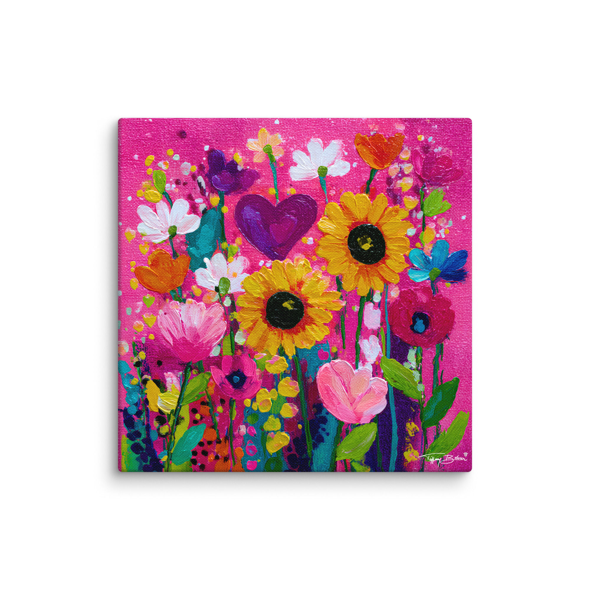 Wildflowers Don't Wait by Tiffany Bohrer - Archival Giclee Canvas