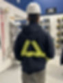 White Bear Reflective Hoodie - The Back 