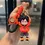 Thumbnail: One Piece - Standing Luffy Pocket in Hoodie Keychain