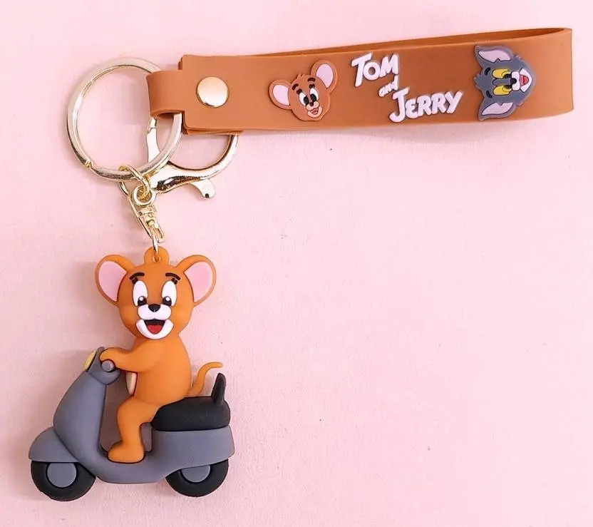 Thumbnail: Tom and Jerry - Jerry on Scooter Keychain