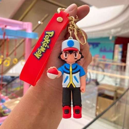 Ash Key Chain Pokemon Ash Keychain | Trinketskart