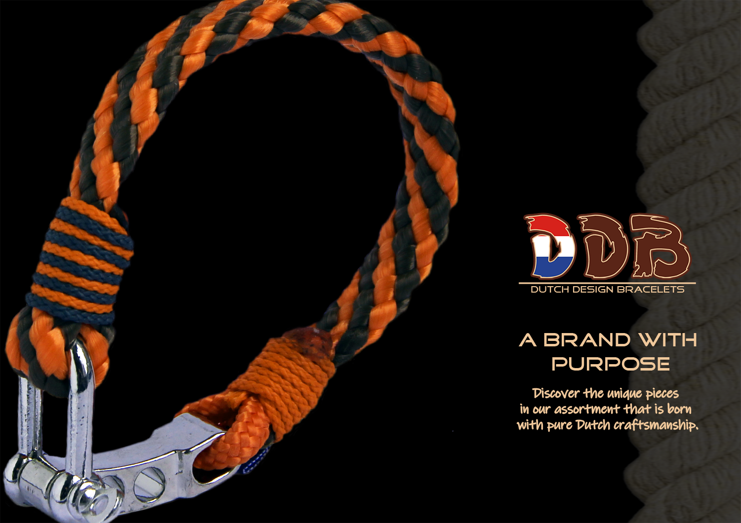 LAGHARTA Bracelet (Black/Orange)