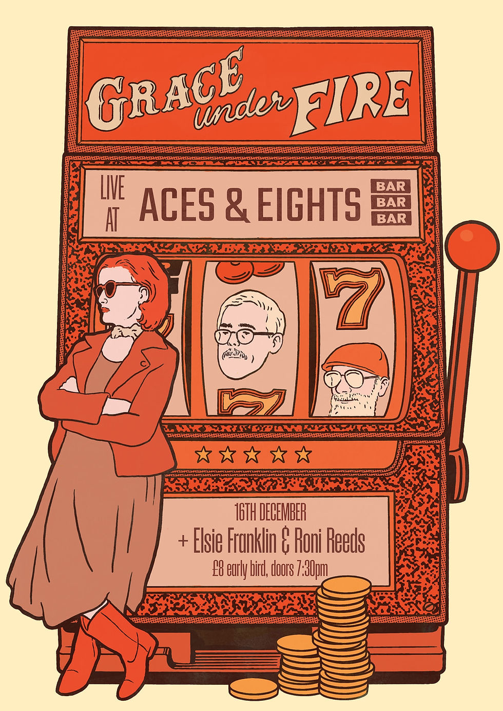 Grace Under Fire at Aces & Eights