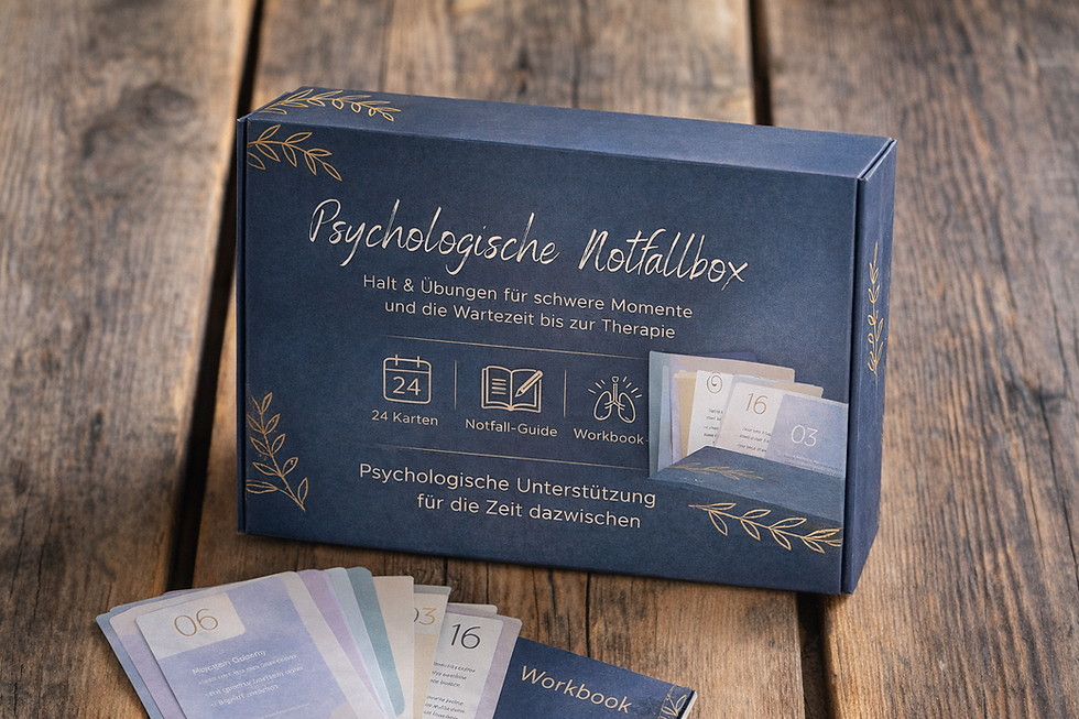 Psychologische Notfallbox für Psychotherapie Dresden