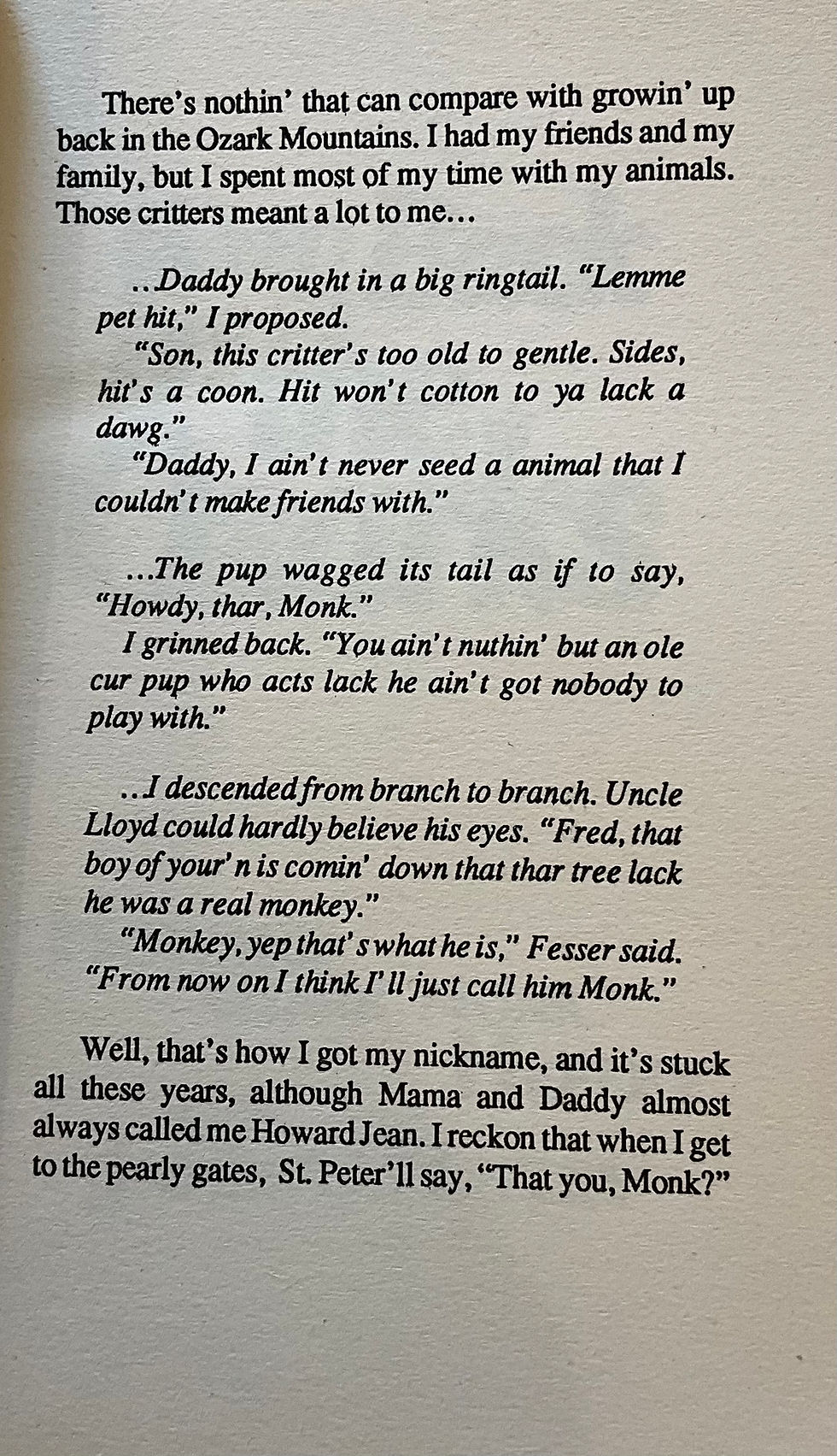 Thumbnail: Way Back in the Ozarks by Howard Jean Hefley