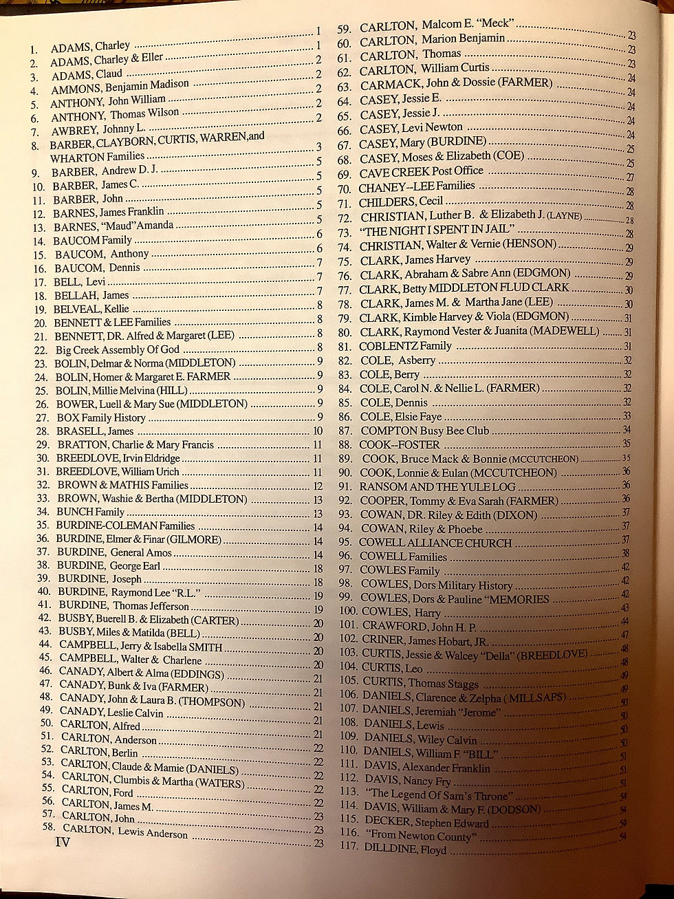 Thumbnail: Newton Co Family History Vol II