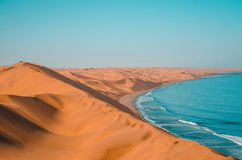 AN incredible image of where the Namib desert meets the Atlantic ocean