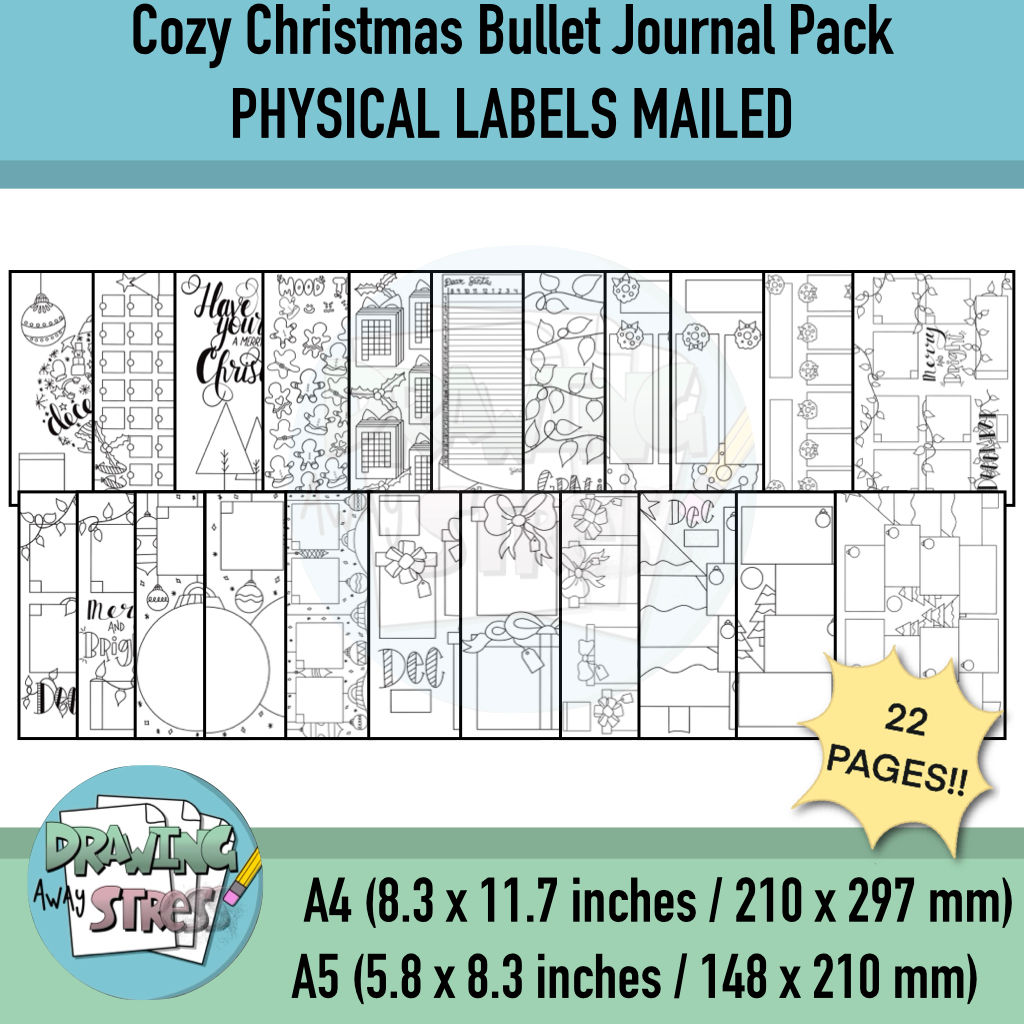 Cozy Christmas Bullet Journal Pack