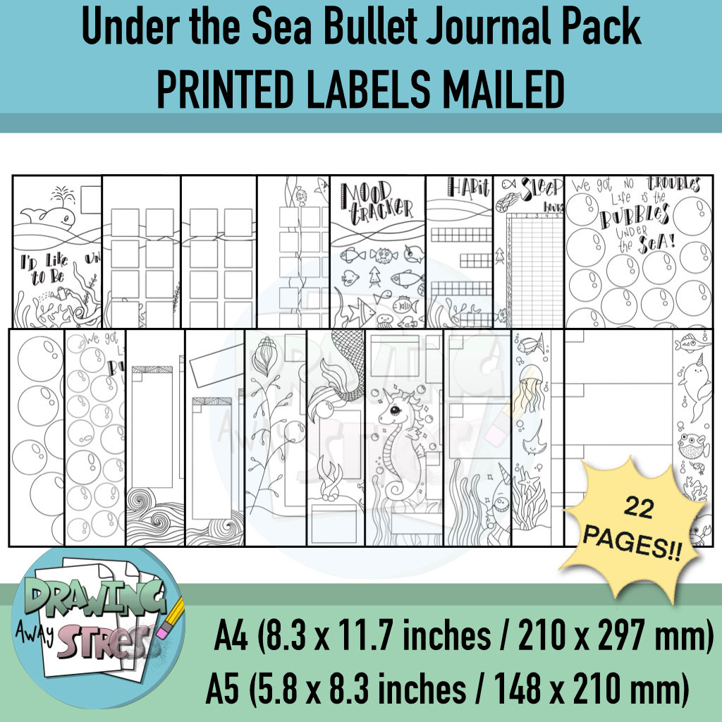 Under the Sea Bullet Journal Pack
