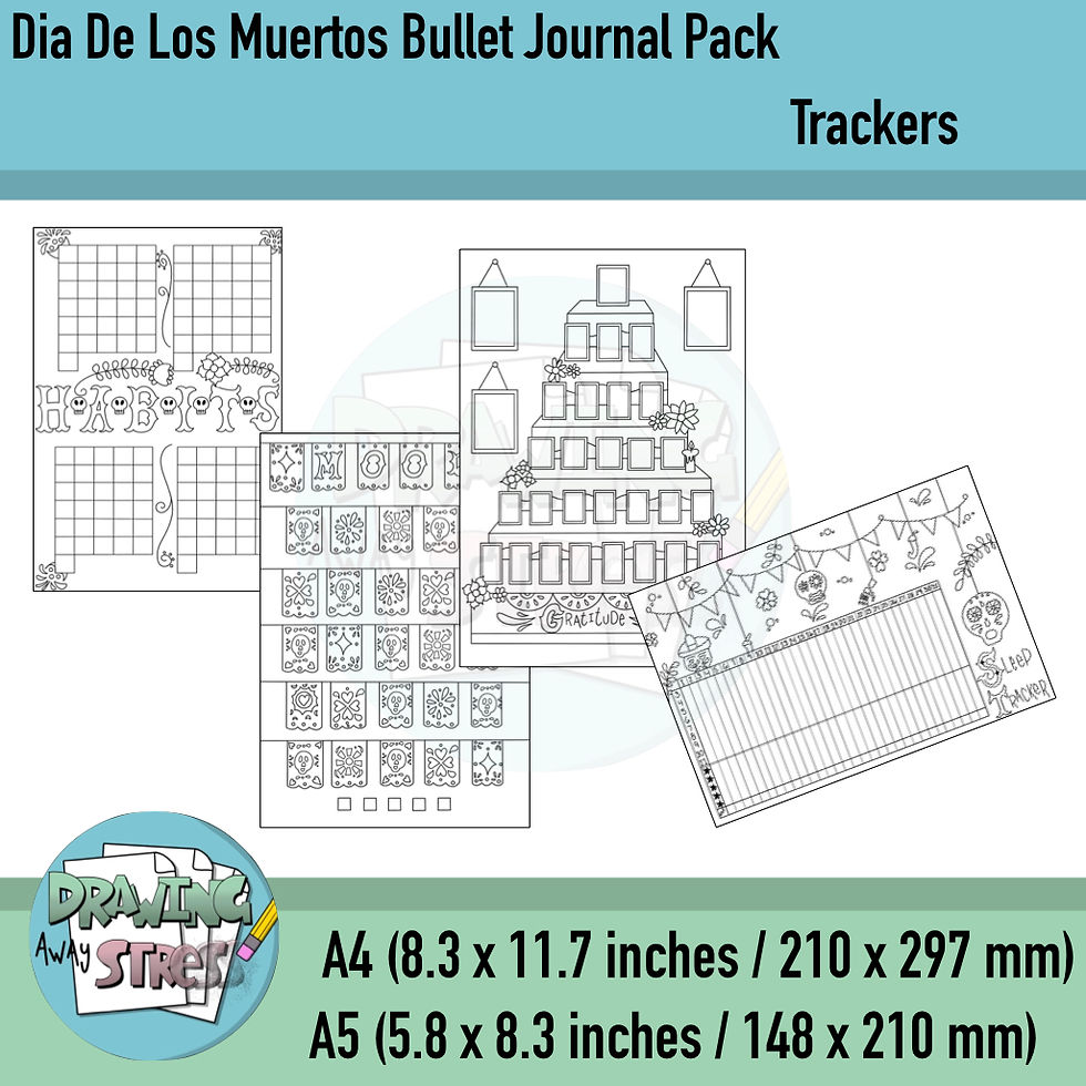 Thumbnail: Dia De Los Muertos Bullet Journal Pack