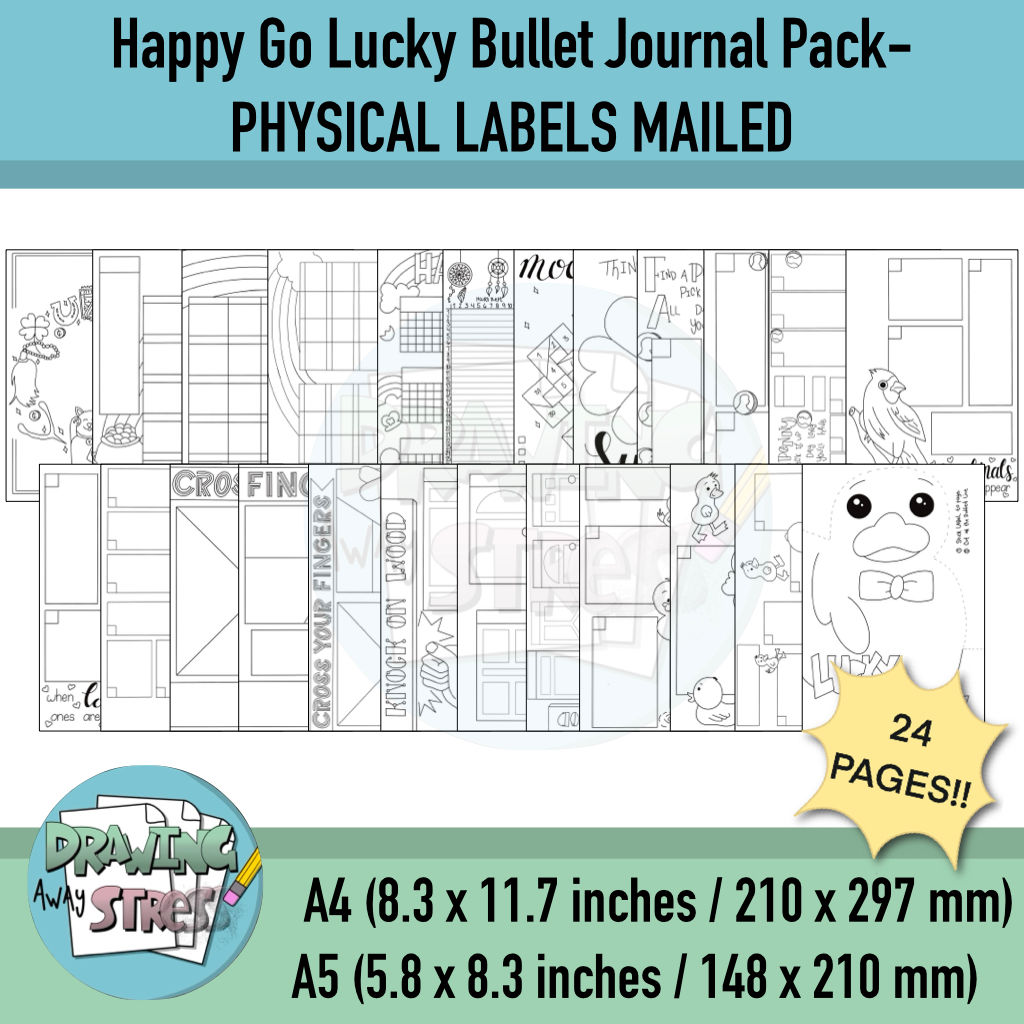 Happy Go Lucky Bullet Journal Pack