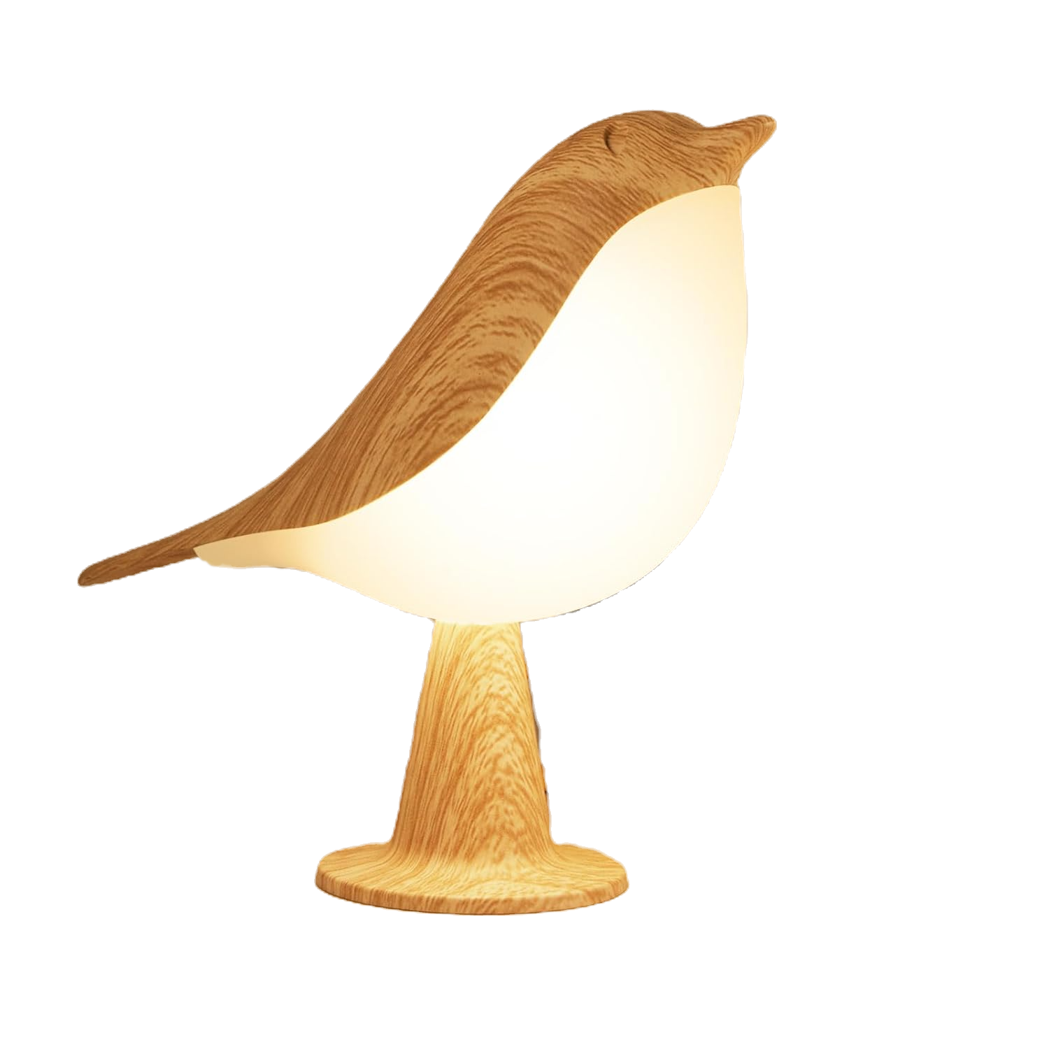 1pc LED Touch-Control Bird Lamp - Art Deco, 3-Levels Dimmable, USB-Cordless with