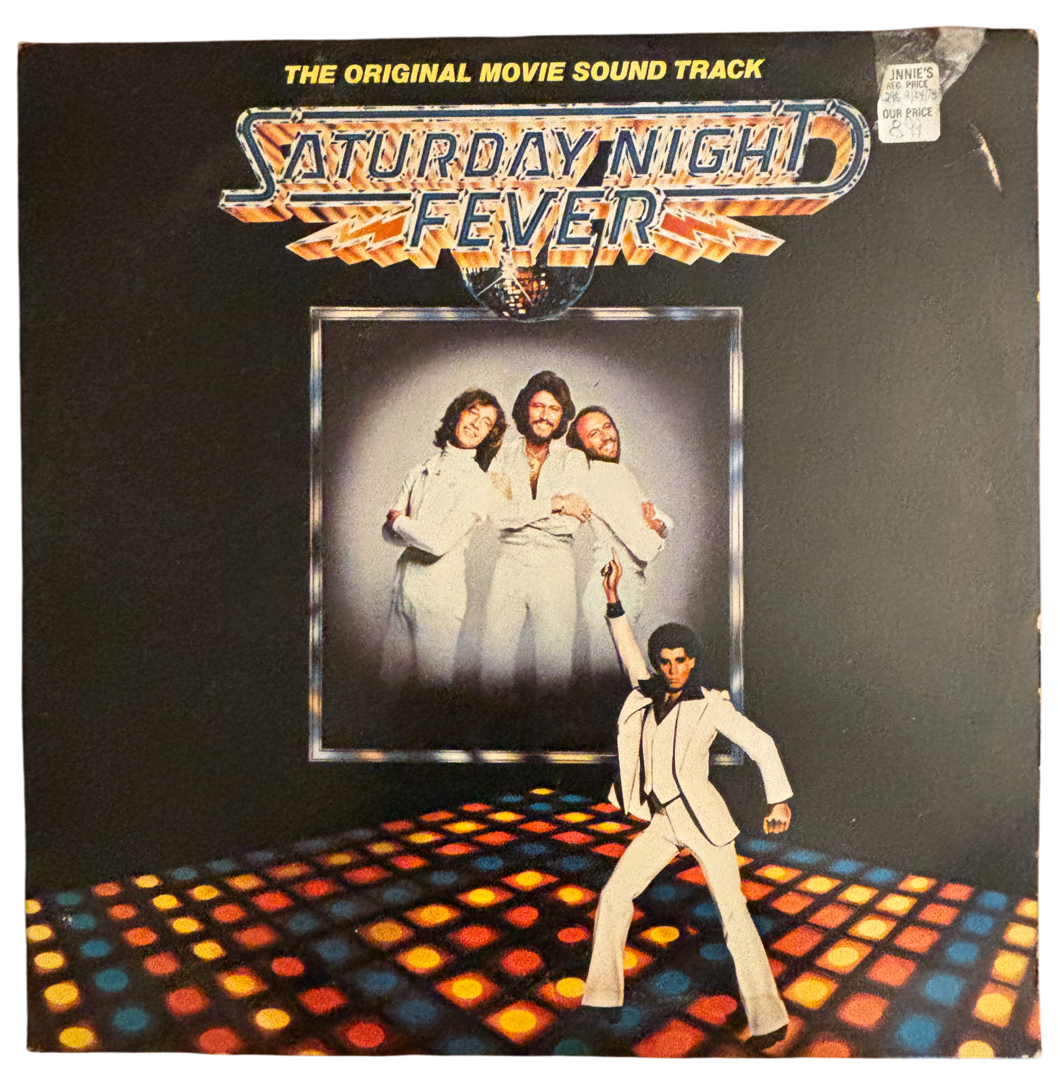 Saturday Night Fever 2LP Vinyl Record Soundtrack 1977 RSO RS-2-4001 Bee Gees