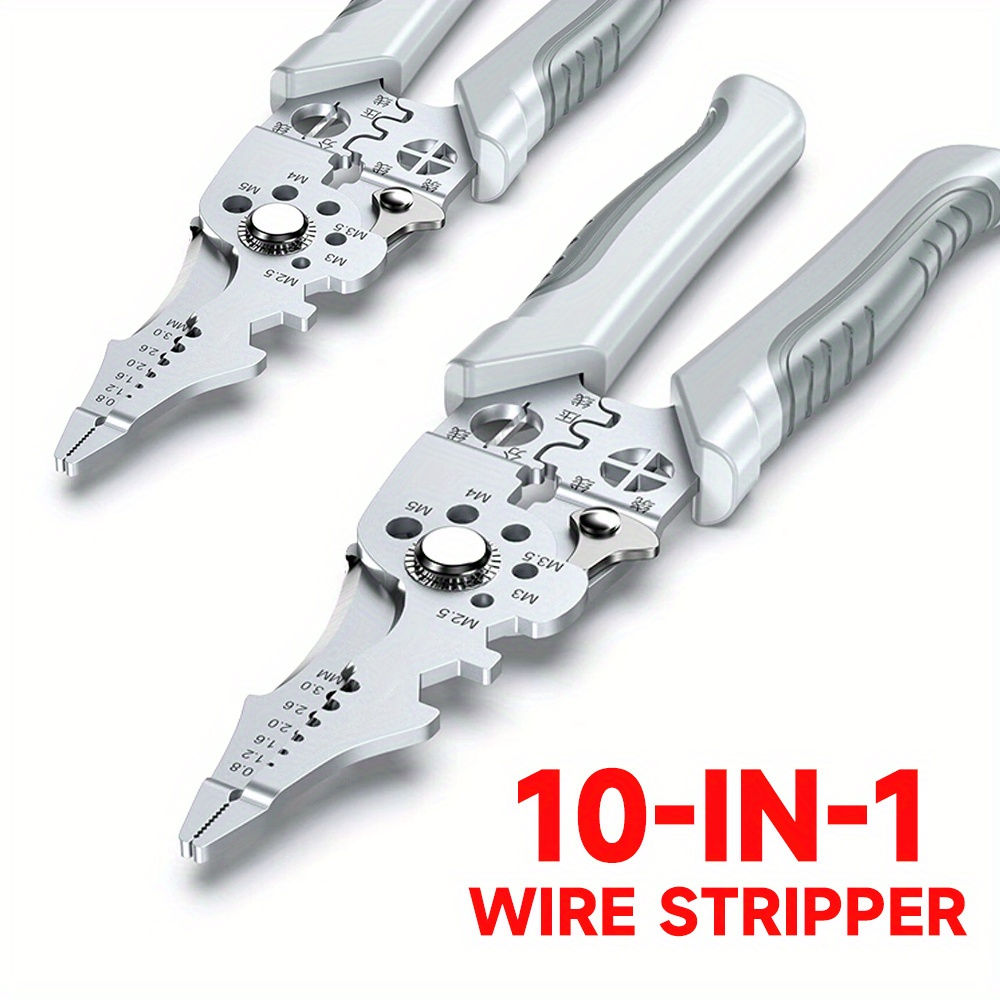 Multifunctional Electrician Pliers, 6-in-1 Wire Stripper Separator, Cutting and