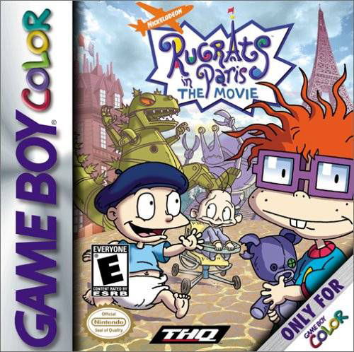 Rugrats in Paris The Movie Nintendo Game Boy Color GBC THQ Tested Working