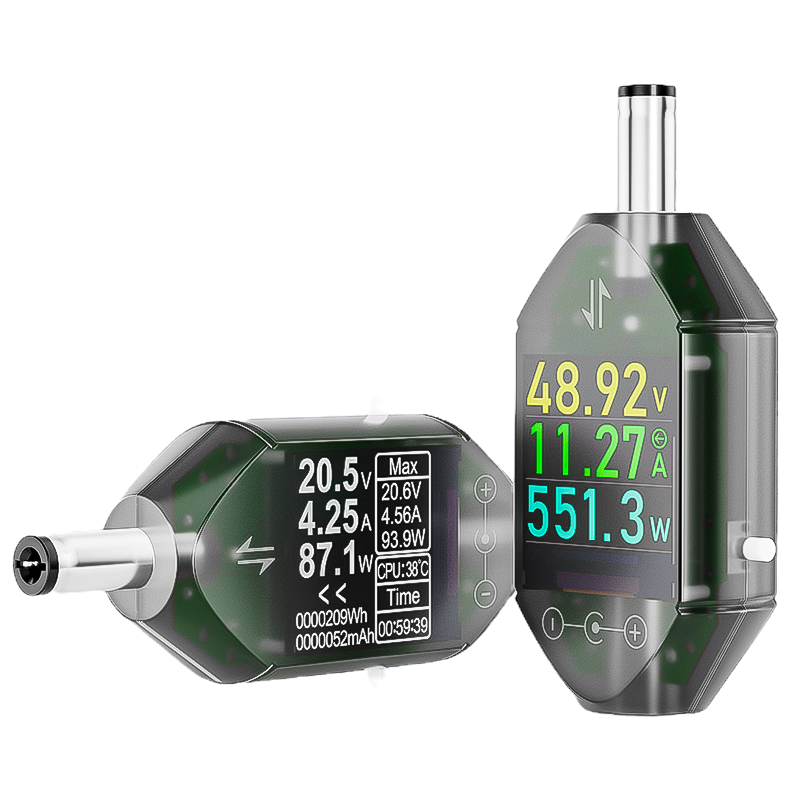 600W DC4.5-50V Max 12A High Precision Digital Voltage Current Tester DC5.5x2.5 I