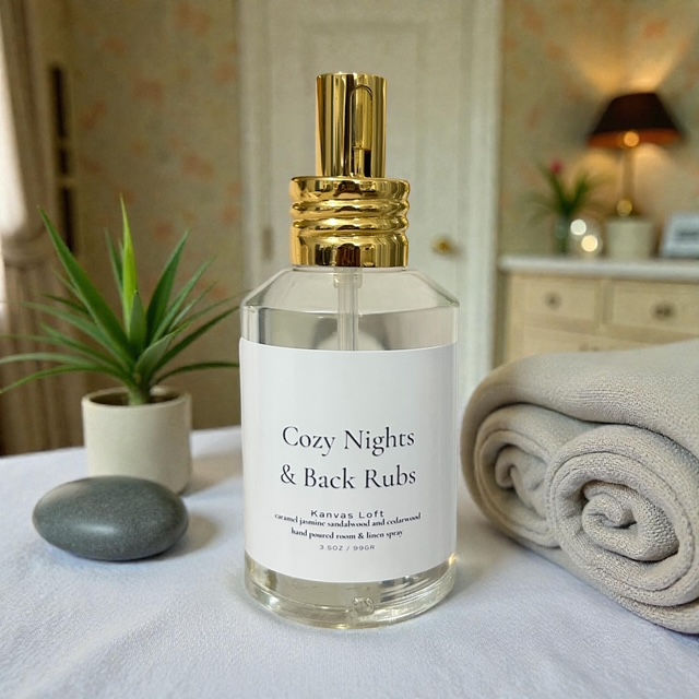 Thumbnail: Cozy Nights and Backrubs Room & Linen Spray