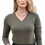 Miniatura: Blusa Manga Longa Feminina Babylook Poliamida