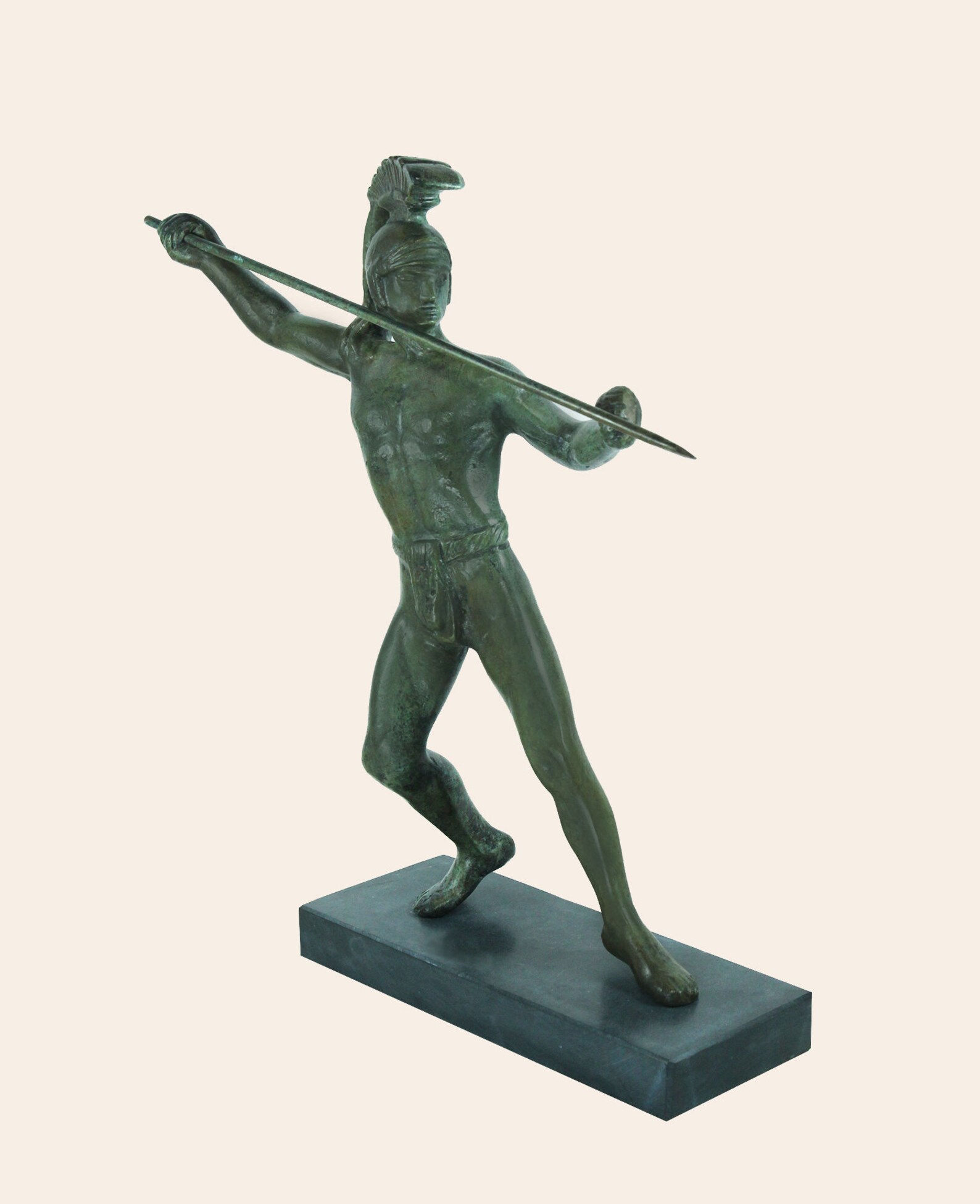 Ancient Greek King Philip Alexander the Great Macedonian Warrior Bronze Statue