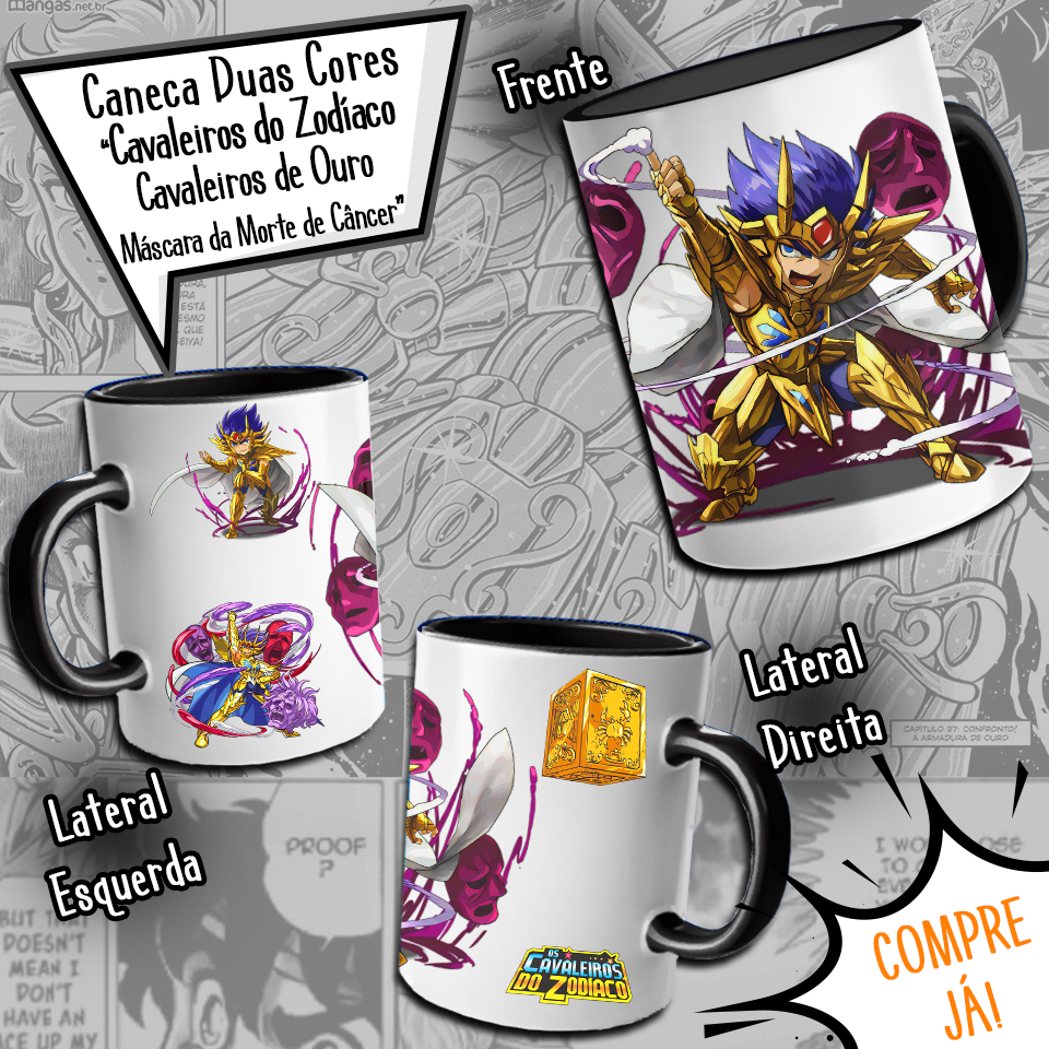 Miniatura: Cavaleiros do Zodíaco - Cavaleiros de Ouro - Máscara da Morte de Câncer