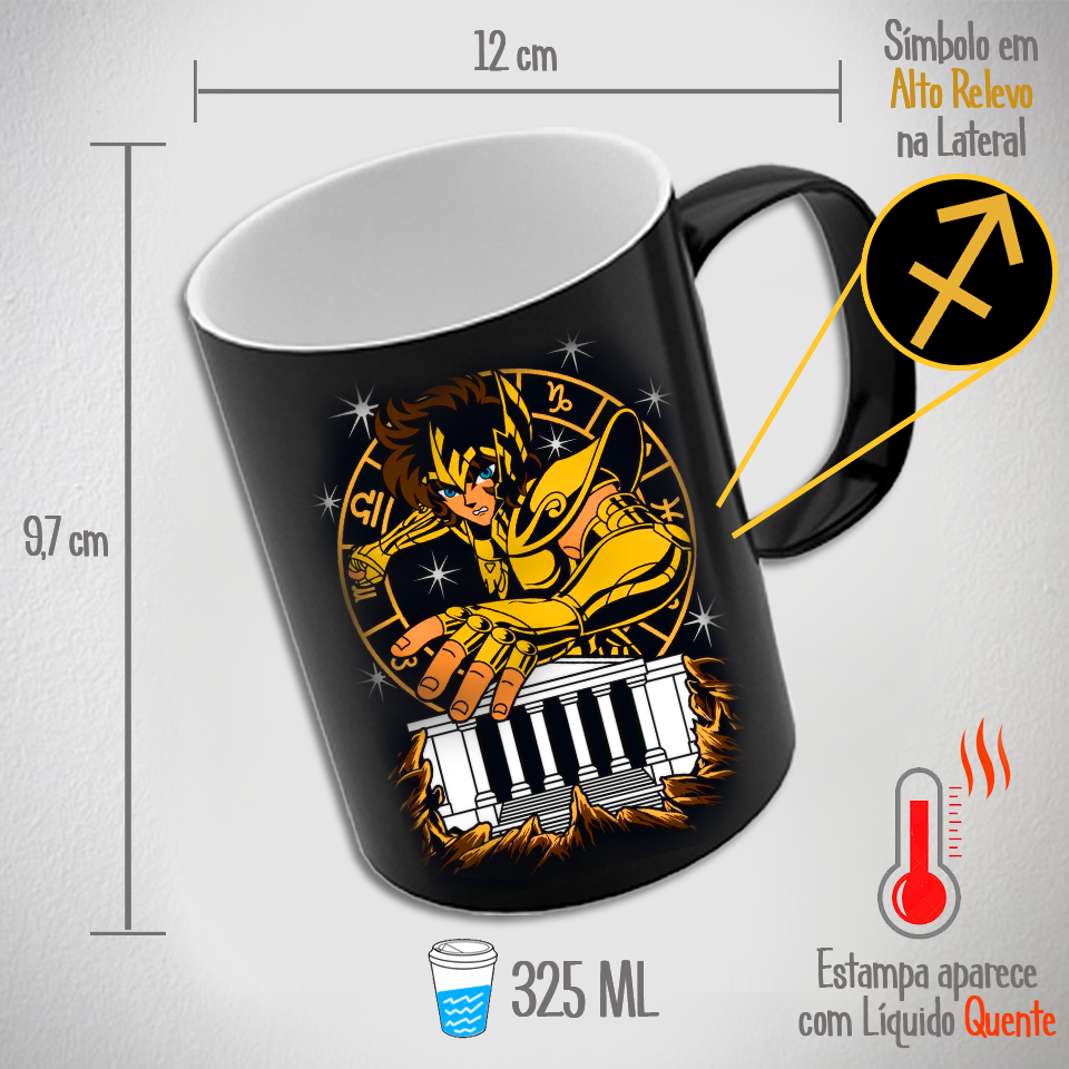 Miniatura: Cavaleiros do Zodíaco - Cavaleiros de Ouro - Aiolos de Sagitário