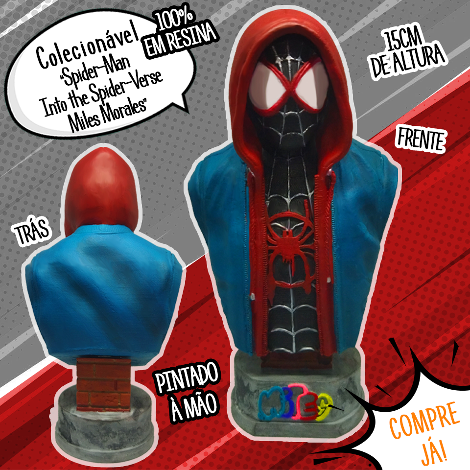 Miniatura: Spider-Man (Homem-Aranha) Into the Spider-Verse - Miles Morales