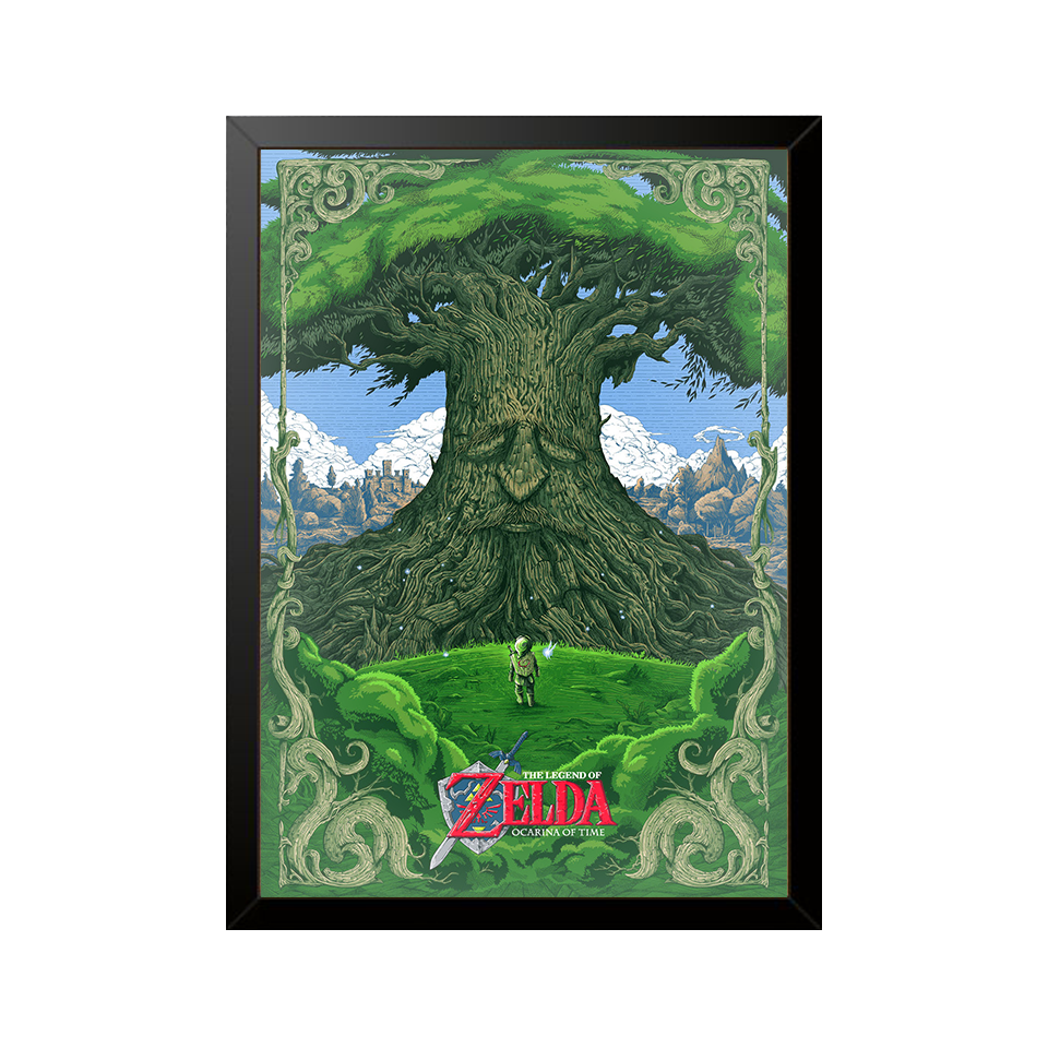 Link's Painting - The Legend of Zelda - Ocarina of Time (Day)