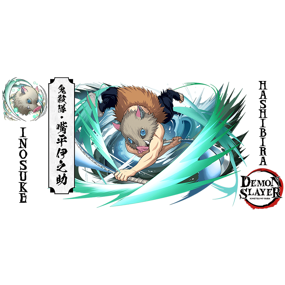 Miniatura: Demon Slayer - Inosuke Hashibira - Respiração da Fera - Quinta Presa