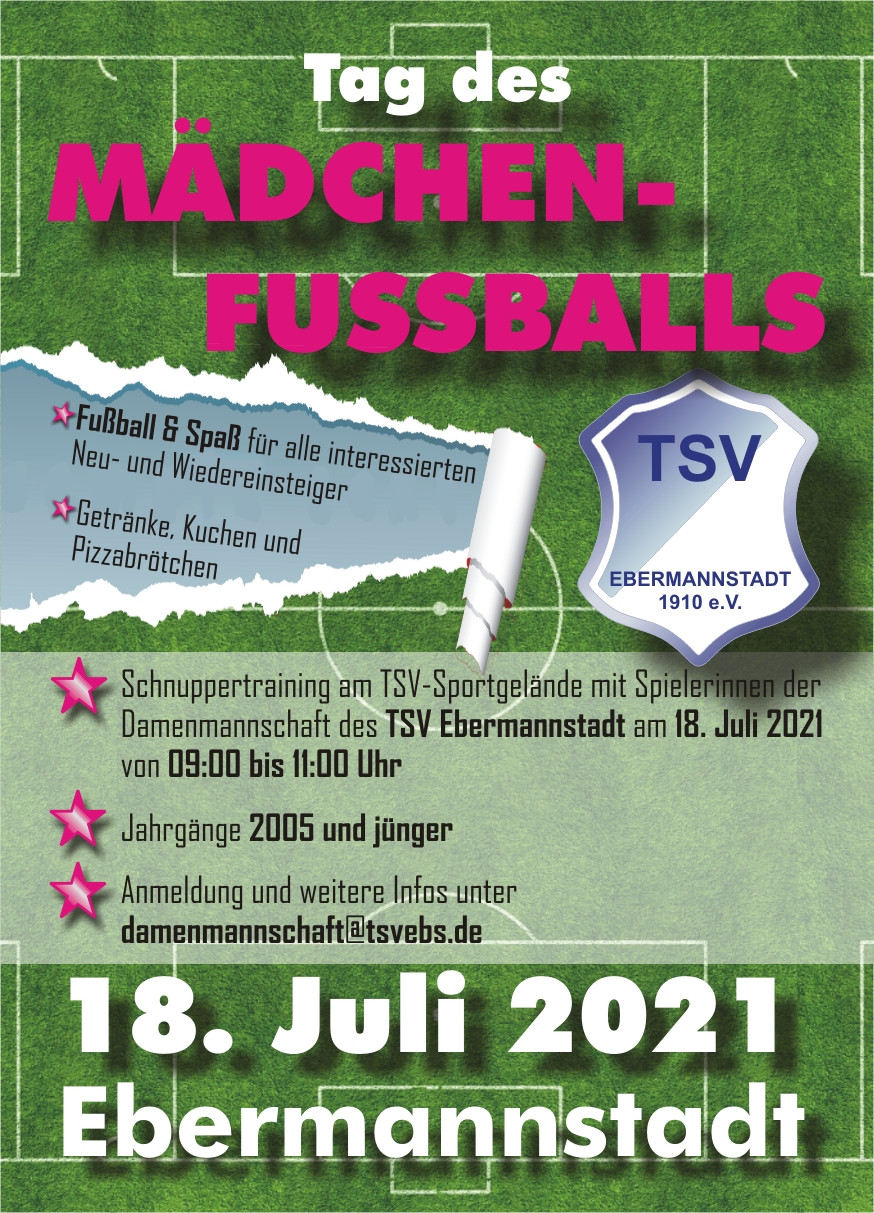 Tag des Mädchenfußballs beim TSV Ebermannstadt