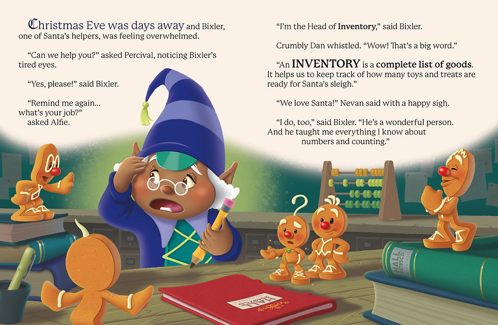 Thumbnail: Cookies and Counting (with The Gingerbrood) Board Book