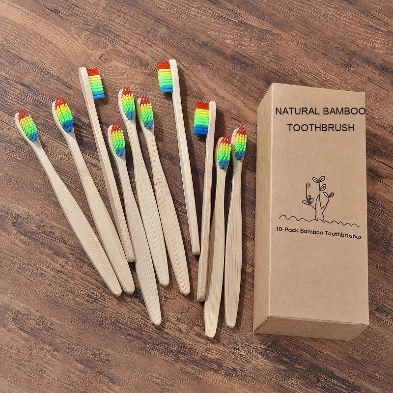 Thumbnail: Eco Friendly  Bamboo Tooth Brush Soft Bristle